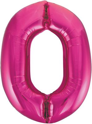 34&quot; #0 Hot Pink Balloon (Helium)