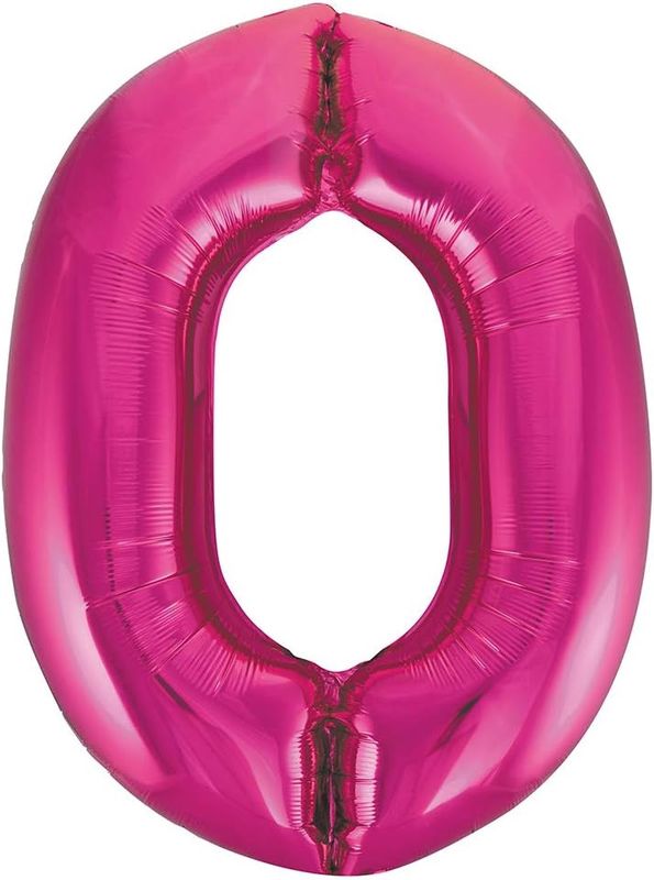 34&quot; #0 Hot Pink Balloon (Helium)