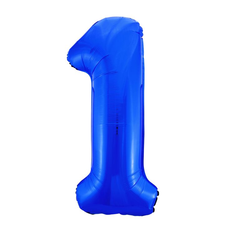 34&quot; #1 Royal Blue Balloon (Helium)