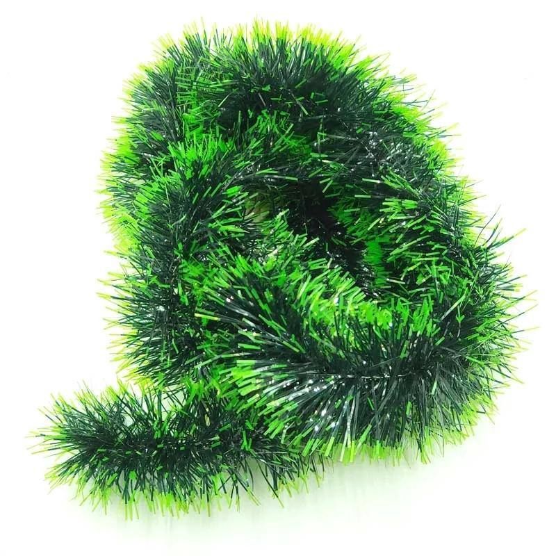 13CMX2M Two-Tone Fluffy Christmas Garland