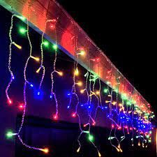200 LED Christmas Icicle Lights (Assorted)