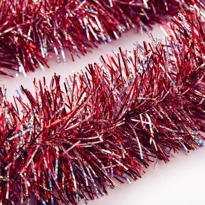 Solid Color &amp; White Christmas Garland