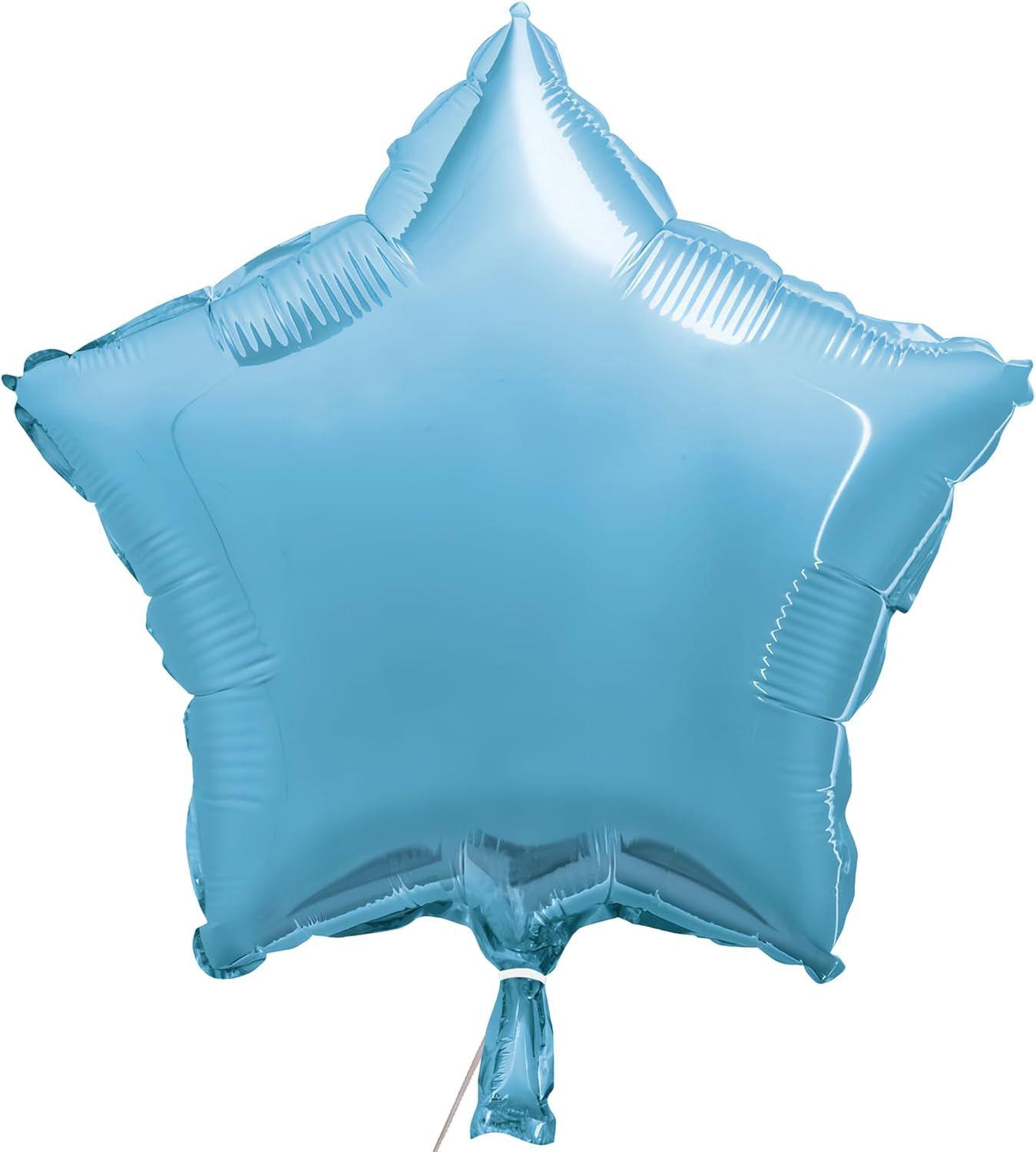 18&quot; Light Blue Star Shaped Balloon (Helium)
