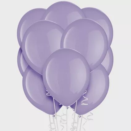 72pcs 12&quot; Spring Lavender Balloons (Helium)