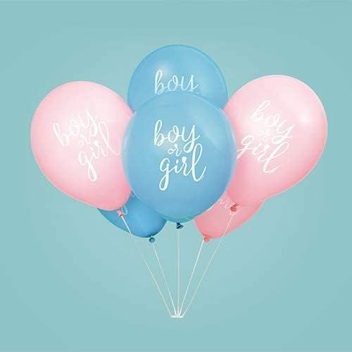 8pcs 12&quot; &quot;Boy or Girl&quot; Balloons (Helium)