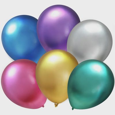 25 Glossy 10&quot; Assorted Color Balloons