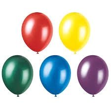 8pcs 12&quot; Metallic Assorted Color Balloons