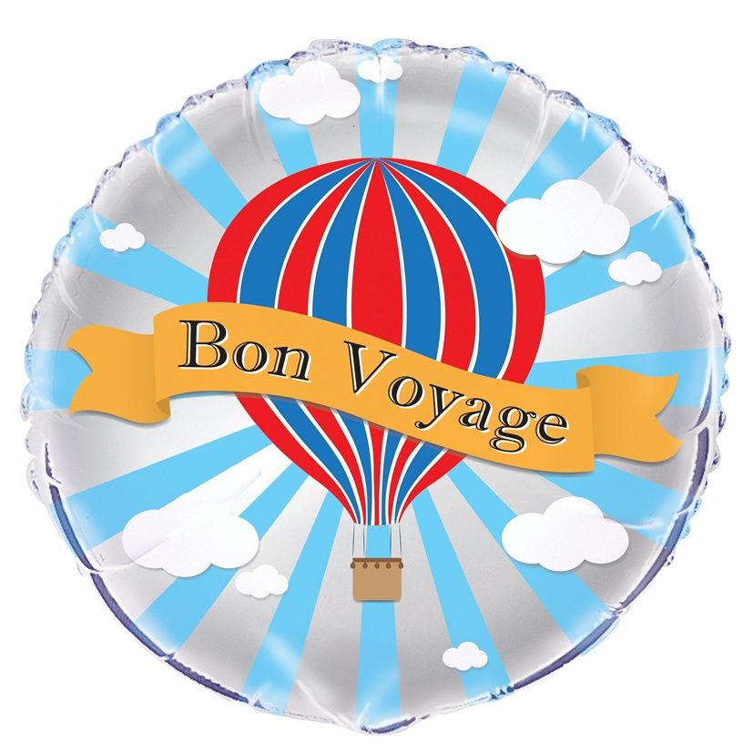 BON VOYAGE FOIL BALLOON