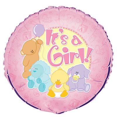 ITS A GIRL FOIL BALLON