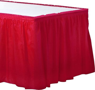 Ruby Red Tableskirt