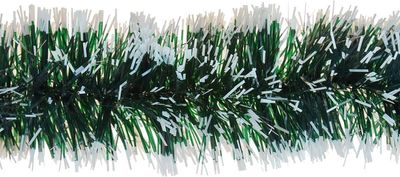 Green &amp; White Christmas Garland