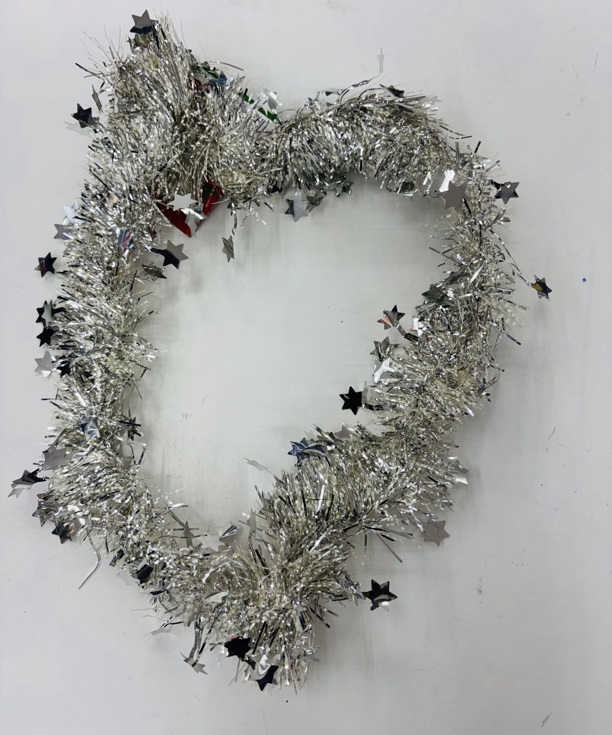 Short Shiny Mix Color Christmas Garland with Star