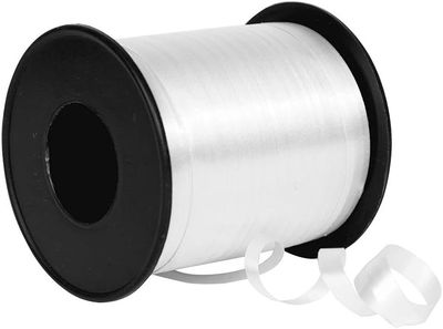 White Curling Ribbon 100 yds.