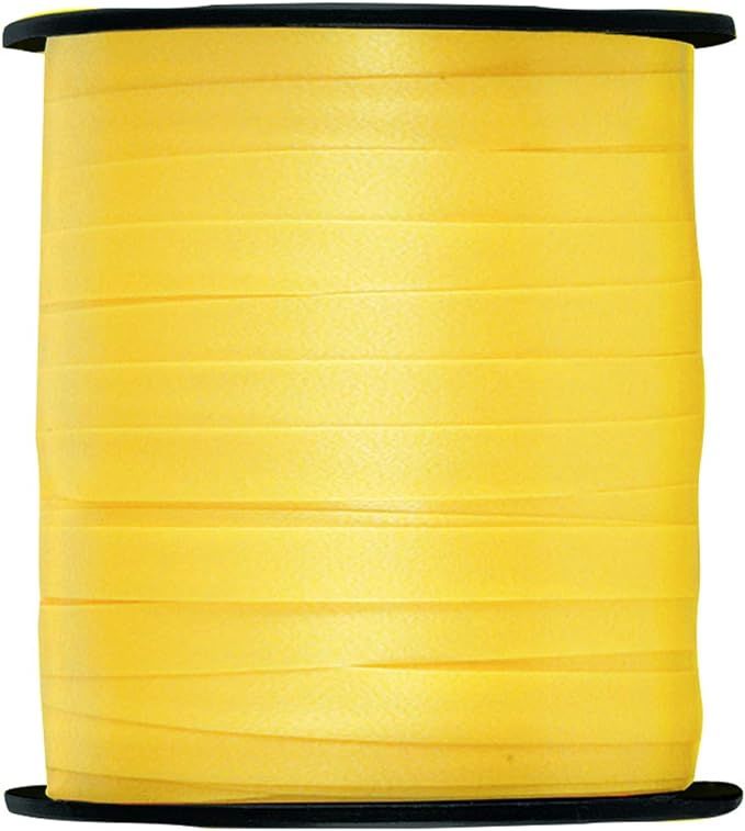 Yellow Curly Ribbon Yellow Curling Ribbon 100 yds.