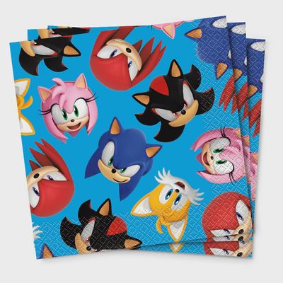 16 Sonic Luncheon Napkins