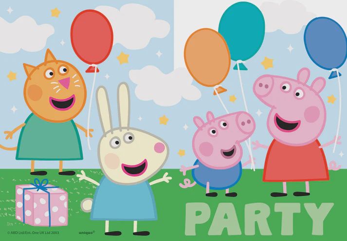 PEPPA PIG 8  Invitations