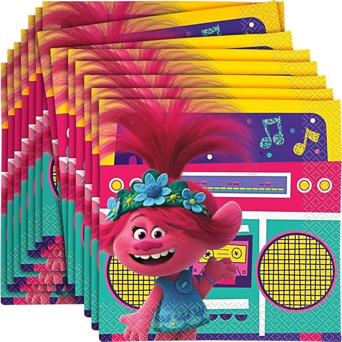 TROLLS 16 Luncheon Napkins
