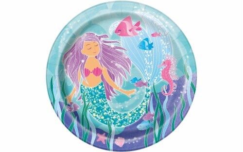 8  Mermaid Tail 9&quot; Plates