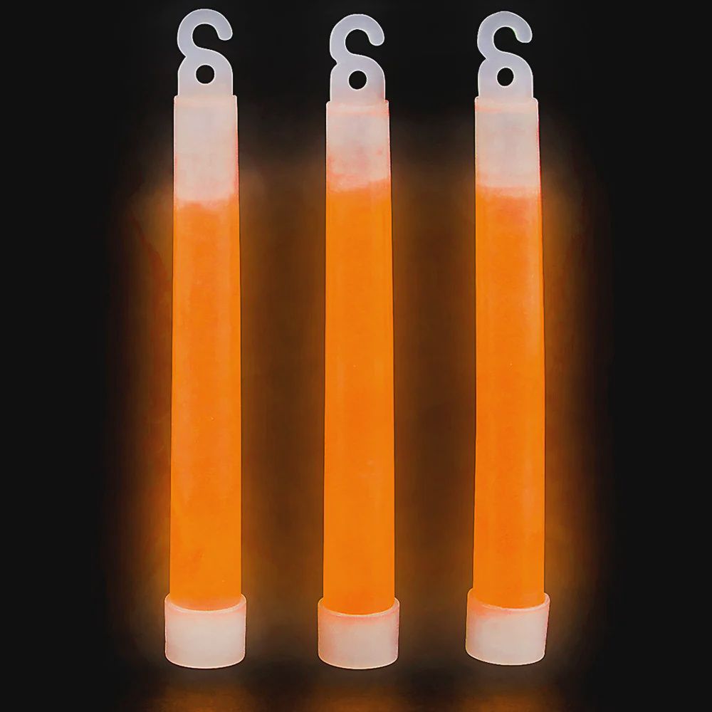 6&quot; 12pcs Orange Glow Sticks