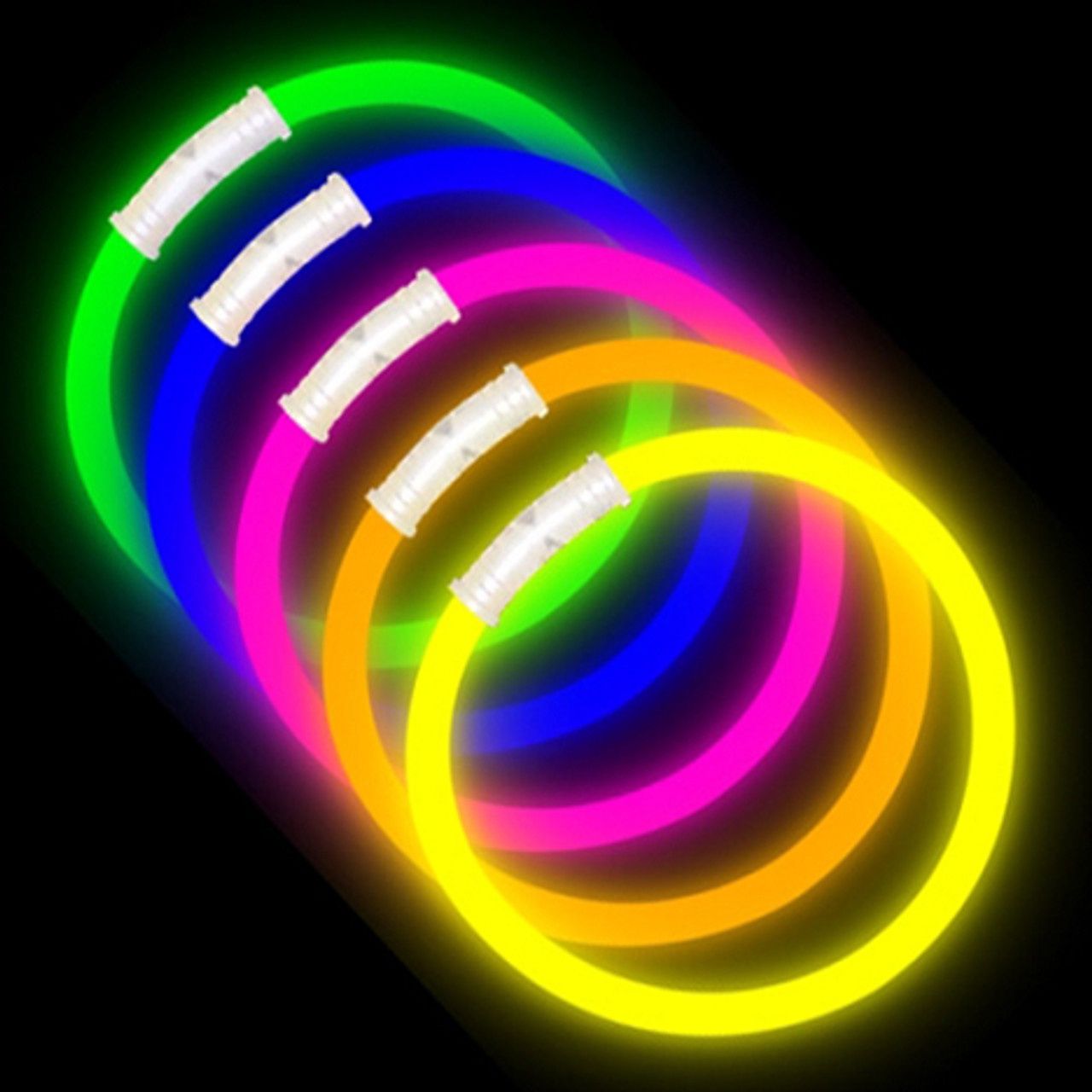 8&quot;5MM GLOW BRACELET 50PCS assorted