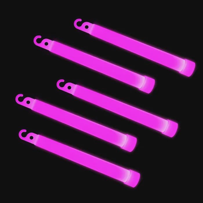 6&quot; 12pcs Pink Glow Sticks
