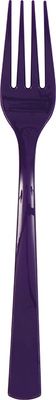 18 Deep Purple Plastic Forks