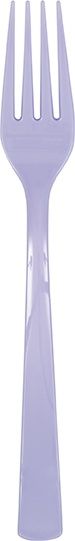 18pcs Lavender Plastic Forks