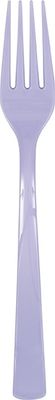 18pcs Lavender Plastic Forks