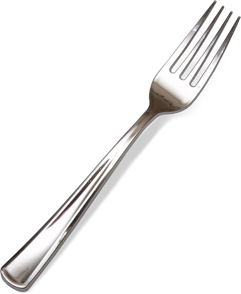 18pcs Elegant Plastic Forks