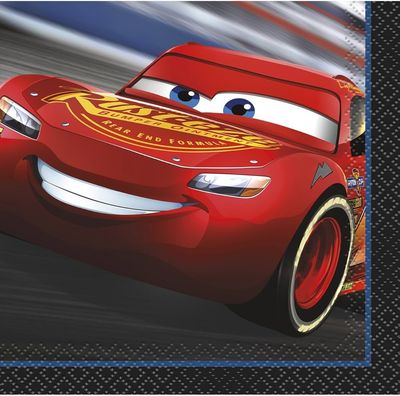 16pcs CARS 3  Beverage Napkins