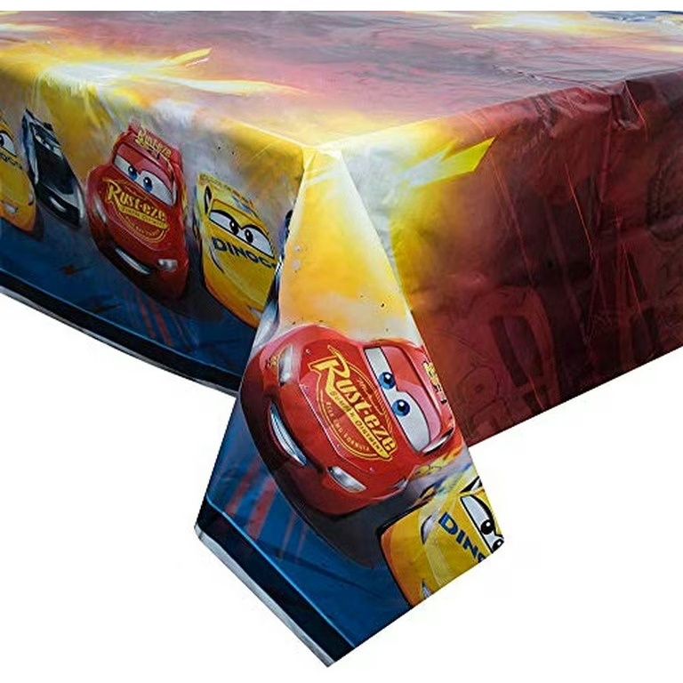 CARS 3  Plastic Tablecover 54&quot; x 84&quot;