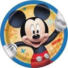 8pcs Mickey Mouse 7&quot; Plates