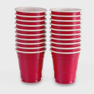 20pcs 2fl.oz Plastic Shot Glasses