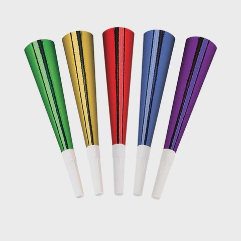6pcs Shiny Noisemakers(Party Favours)