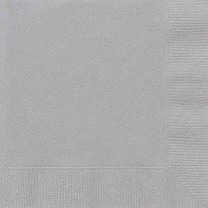 20pcs Silver Solid Color Luncheon Napkins