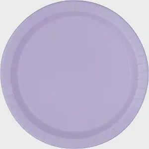 16pcs Lavender Solid Color 9&quot; Plates