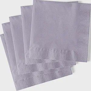 20pcs Lavender Solid Color Luncheon Napkins