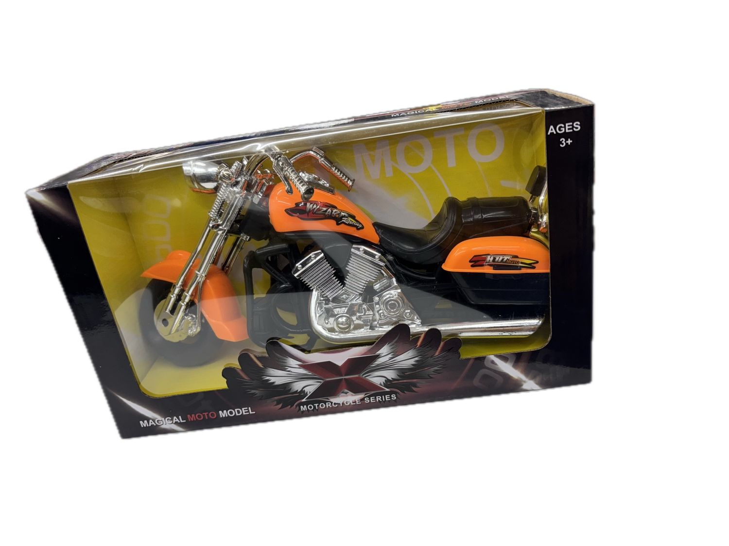 Magical Moto Model Motorcycle Series, Color: Orange
