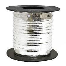 SILVER METALIC CURLING RIBBON 250YDS