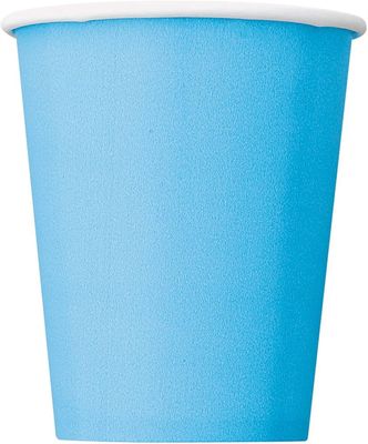10pcs 12oz Powder Blue Solid Color Cups