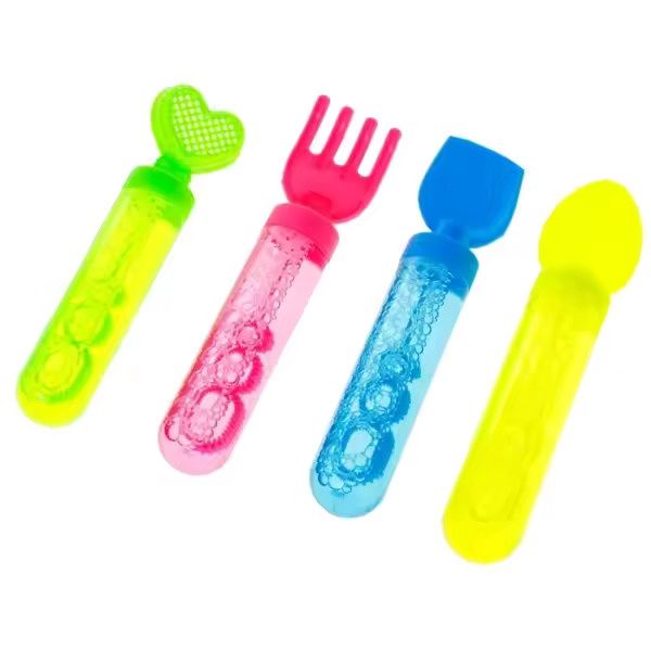 4pcs Spade Bubble Wands(Party Favours)