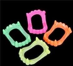 4pcs Neon Vampire Teeth