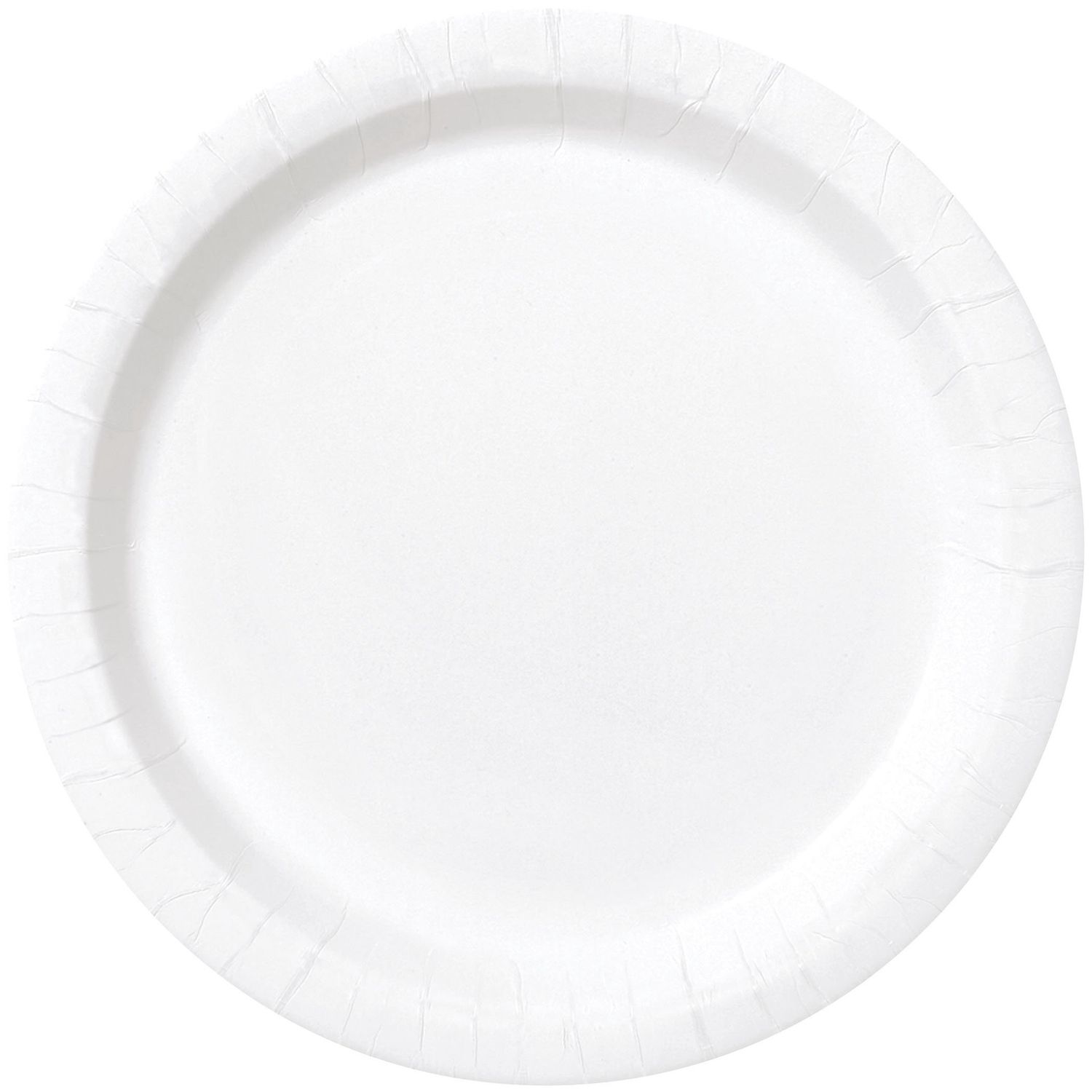20pcs White Solid Color 7&quot; Plates
