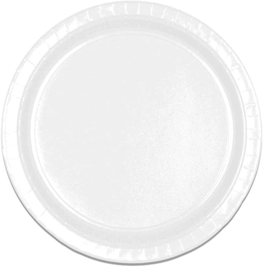 16pcs White Solid Color 9&quot; Plates