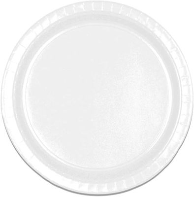 16pcs White Solid Color 9&quot; Plates