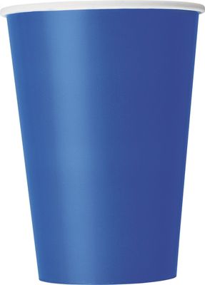 10pcs 12oz Royal Blue Solid Color Cups