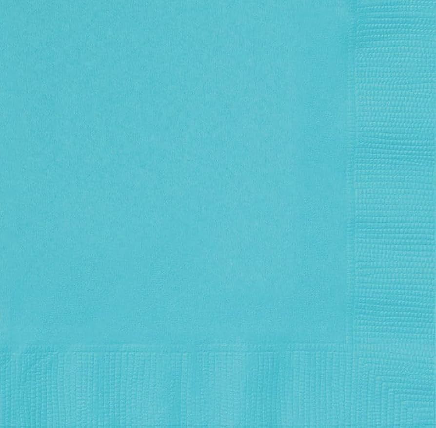 20pcs Terrific Teal Solid Color Luncheon Napkins
