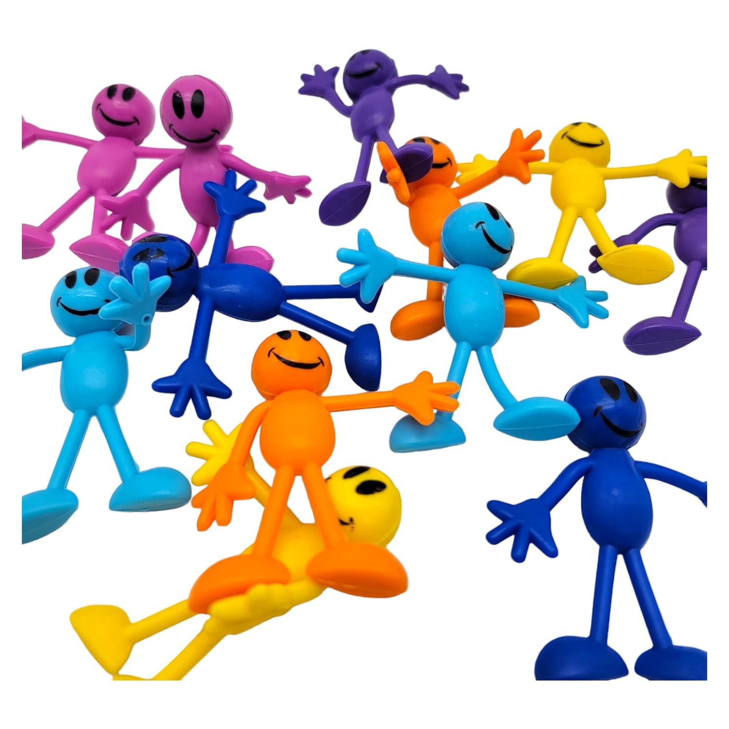 4pcs Smiley Face Bendable (Party Favours)