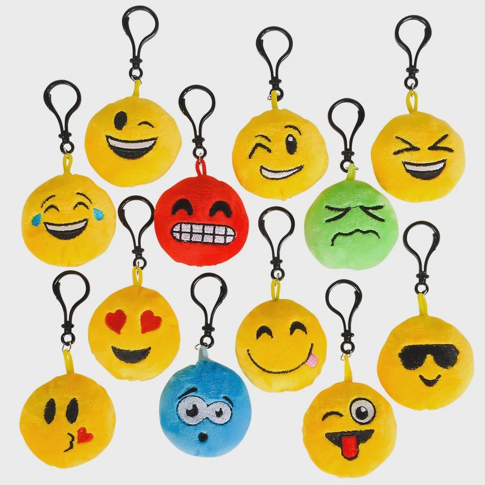 4pcs Emoticon Backpack Clip(Party Favours)