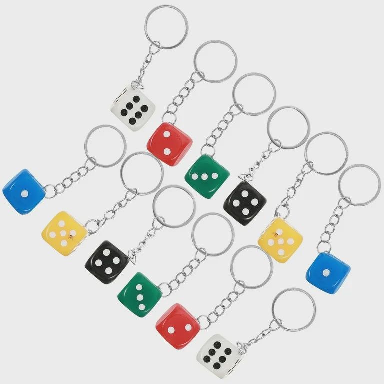 4pcs Dice Keychain (Party Favours)
